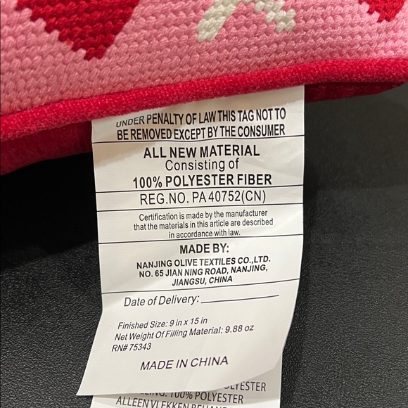 Bouffants & Broken Hearts | Needlepoint Sassy Pillow “Love” ♥️💋 - Picture 8 of 9